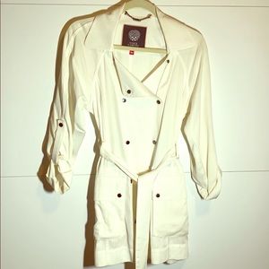 Vince Camuto White Trench Coat